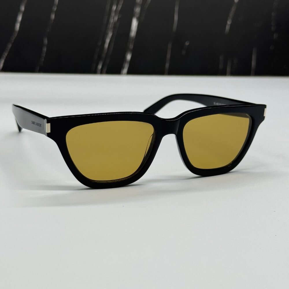 NEW SAINT LAURENT SL462 SULPICE 009 SUNGLASSES BLACK EYEWEAR SL 462 SULPICE 009 - Picture 5 of 11